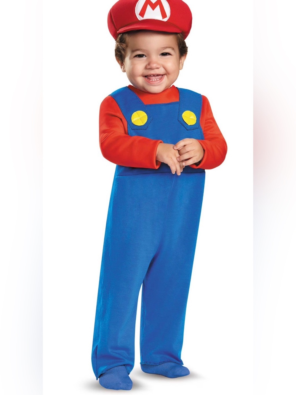 NWT Toddler Super Mario Halloween Cosplay Costume - Size 2/3T